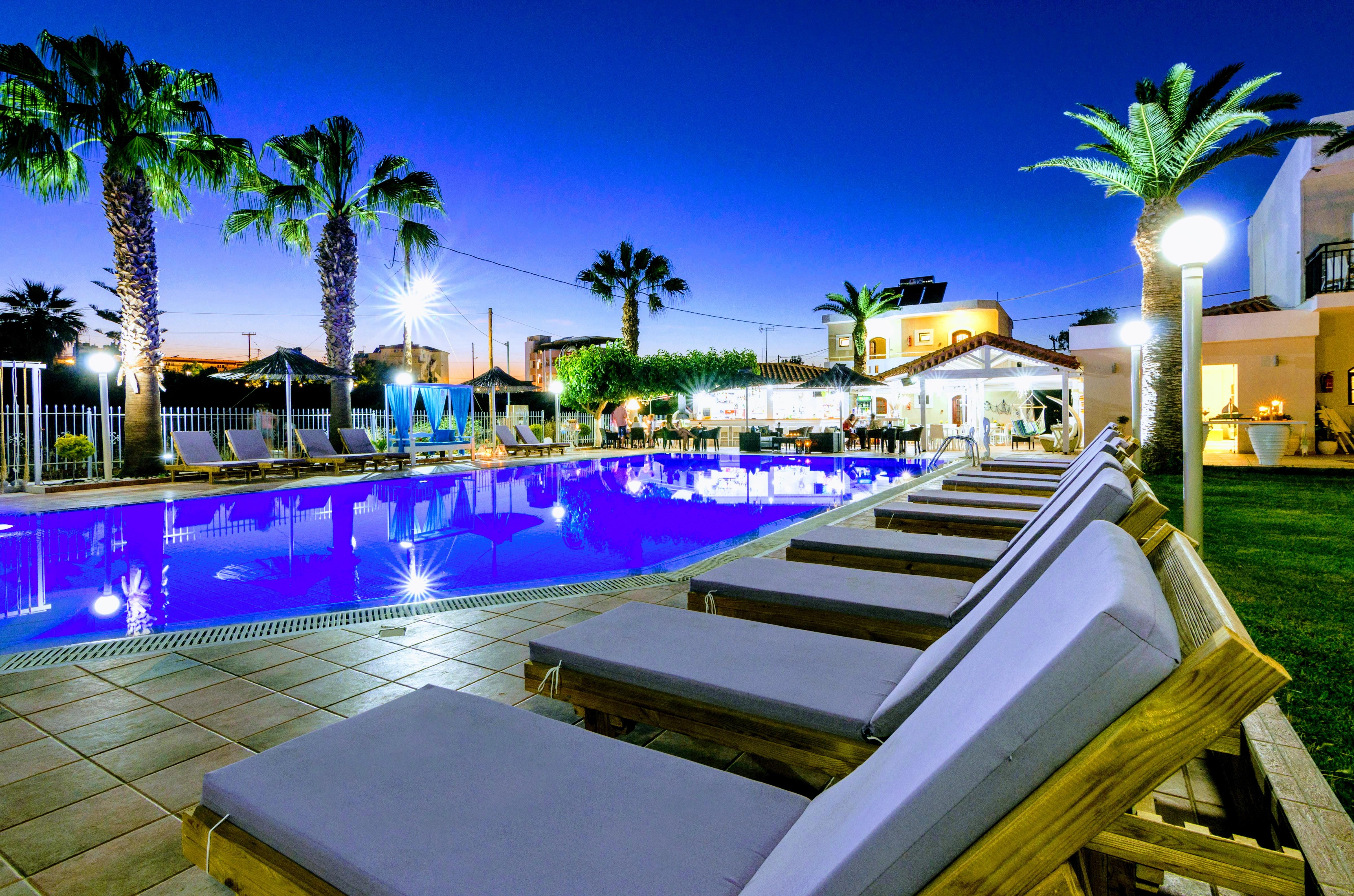 Stelios Gardens Hotel Malia  Bagian luar foto